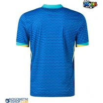 Moški Nogometni dresi Brazilija Gostujoči Copa America 2024 Kratek Rokav